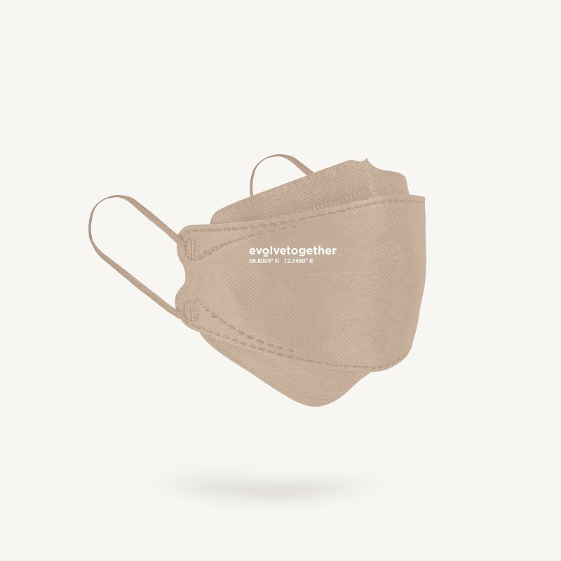 evolvetogether  copenhagen - 5 khaki KN95 masks