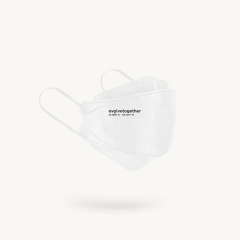 evolvetogether  mount fuji - 5 kids white KN95 masks